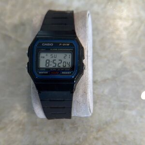 Casio F-91W Black Digital Chronograph